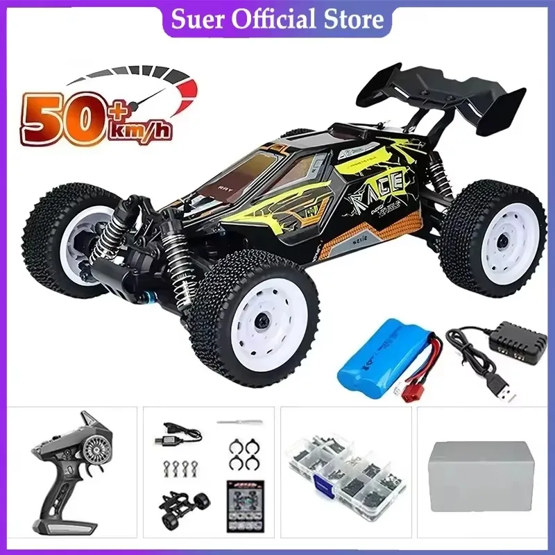 Brushless Racing Car 1:16 4WD RC Car 70KM/H High Speed Off-Road Cars 7.4V/3000mAh 2.4G Radio Remote Control Car Toys SCY 16201