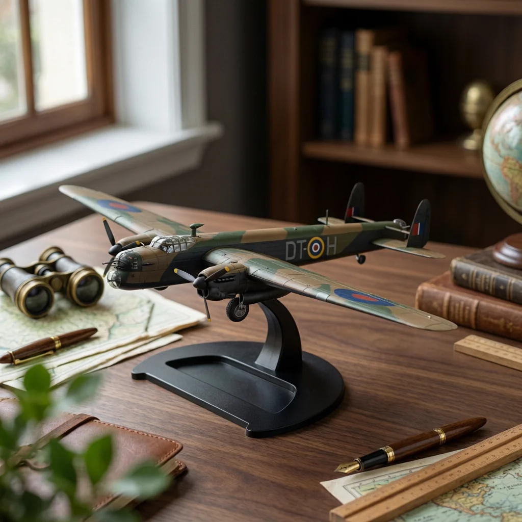 Aircraft Model with Display Stand Collectible Aircraft Model with Stand Highly Detailed Strategic for Collectors, Office, Desk