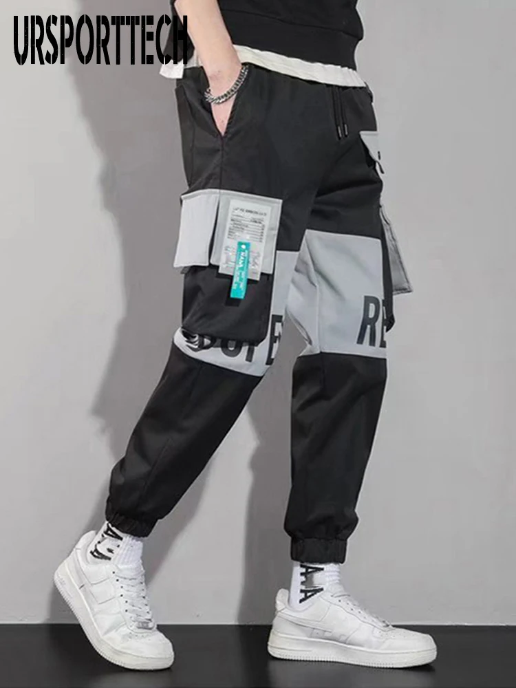 

Cargo Men Pants Plue Size Trousers Hip Hop Joggers Pants Casual Techwear Harem Streetwear Student Trousers Sweatpants Oversized