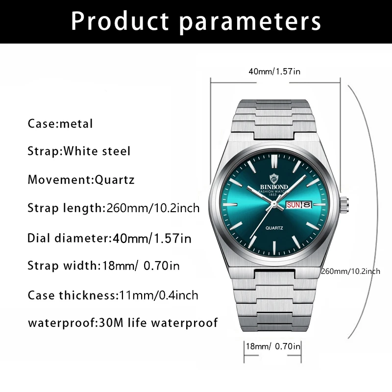 Новые повседневные деловые модные кварцевые наручные часы, серебряные часы, мужские роскошные часы, автоматические часы, мужские подарки Reloj Hombre