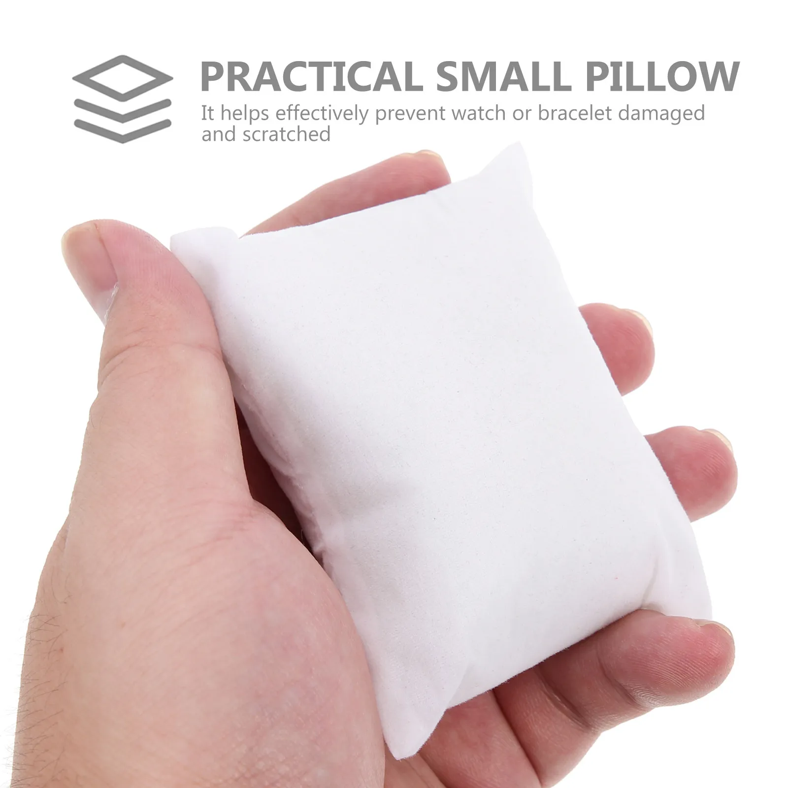 

20Pcs Watch Case Small Pillow Decorative Jewelry Display Pillow Soft Dense Foam for Watch Bracelet Scratch Prevention