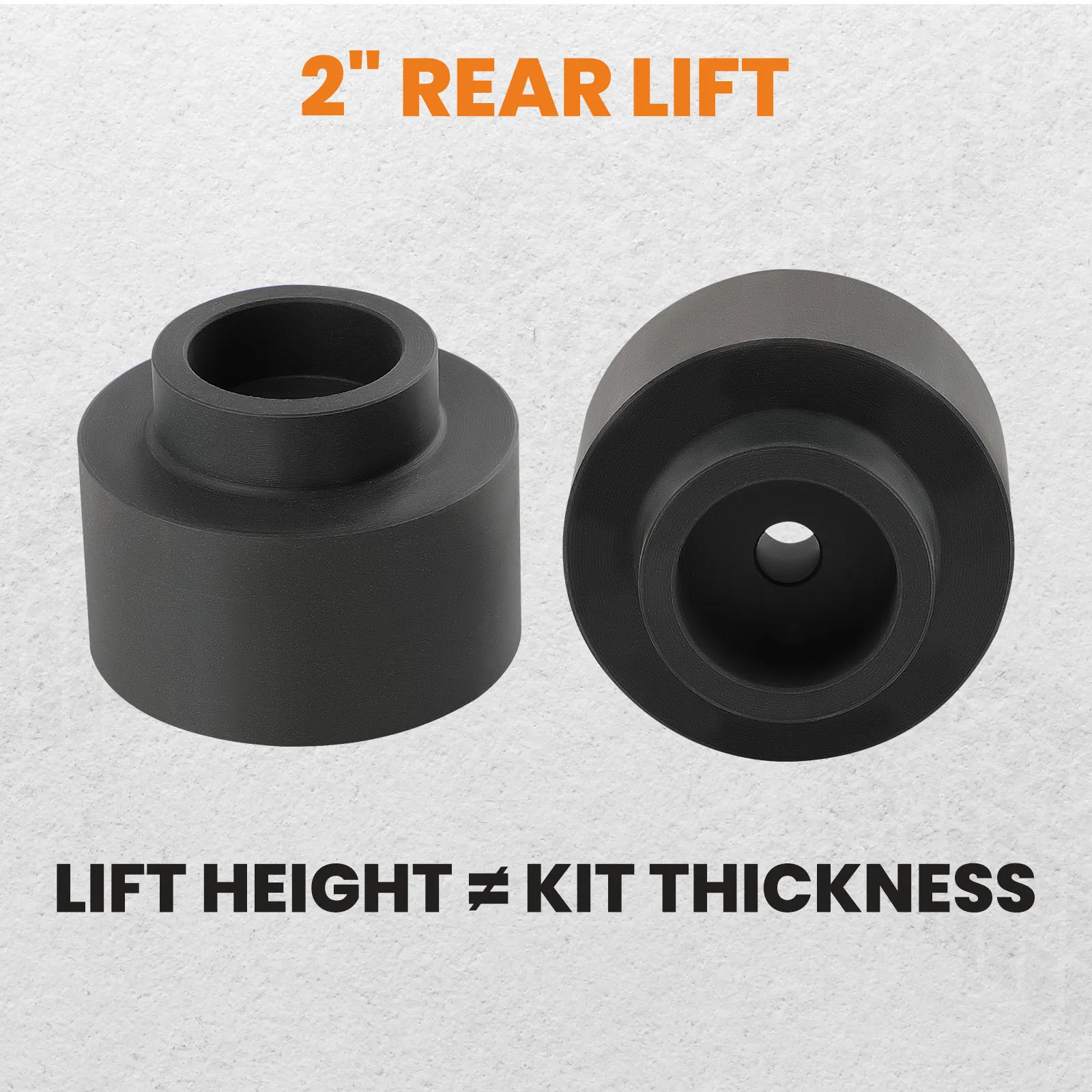 

2" Rear Suspension Leveling Lift Kit Spacers for Ram Dodge 1500 2WD 4WD 2009-23