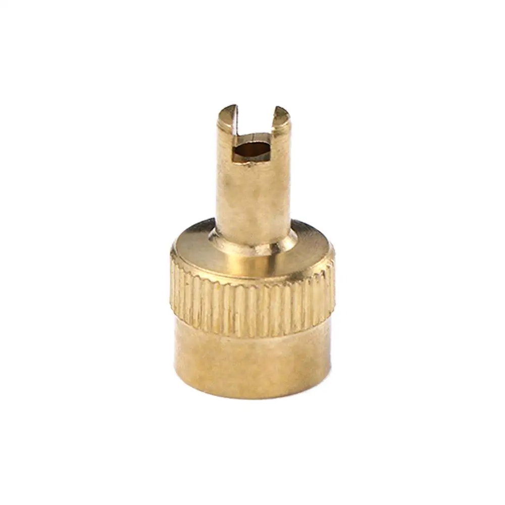 Auto Replacement Parts Tire Valve Stem Caps Wheel Tires Valves Covers Slotted Valve Cap Valve Core Remover Wheel Caps