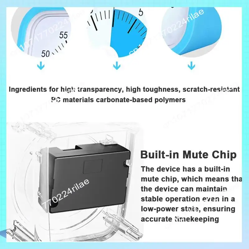 

A17Z VT01 60-минутный визуальный таймер, бесшумный обратный отсчет, менеджер времени, защищенный от падения будильник, таймер «сделай сам», инструмент для обучения студентов