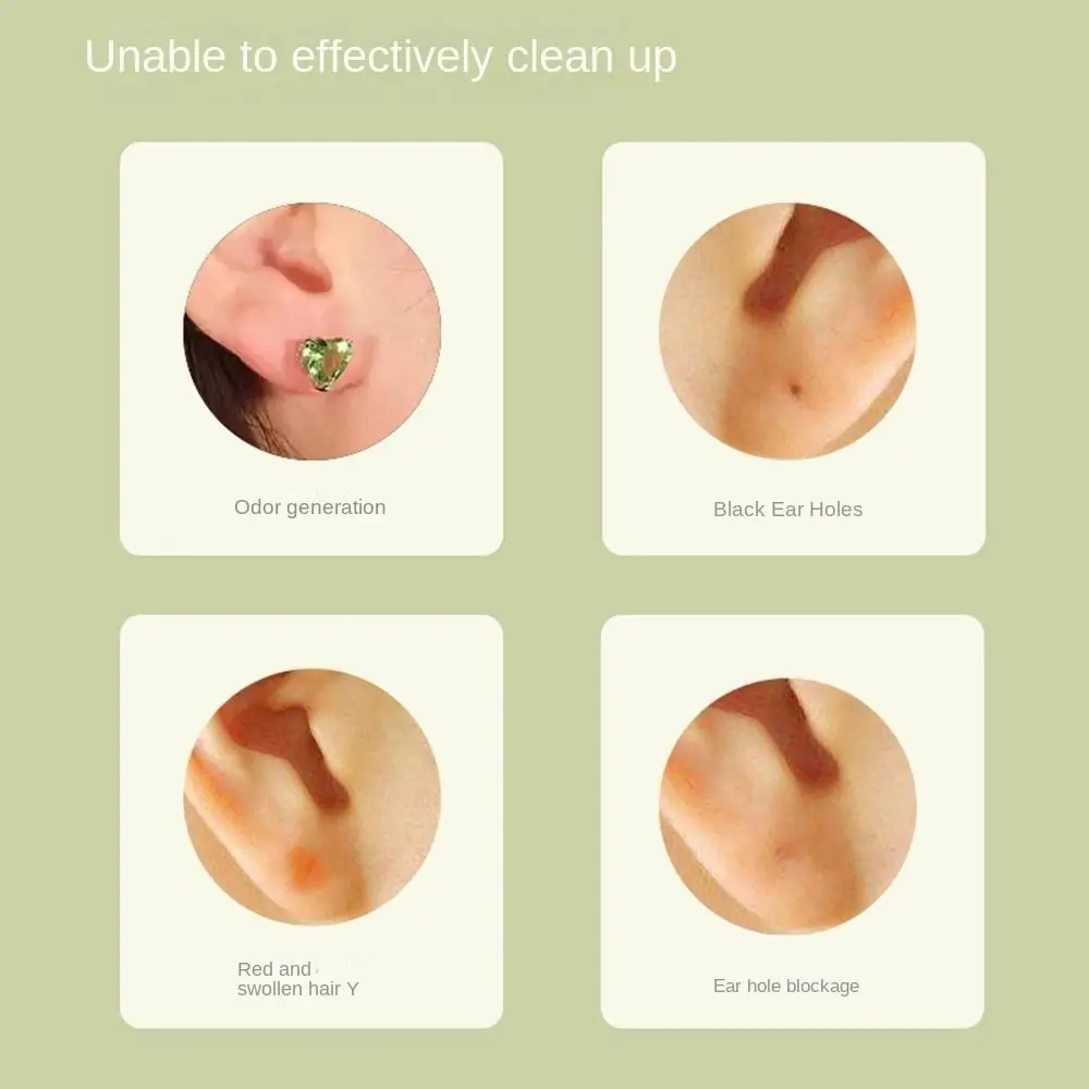 

Бумажная линия, копилка, очиститель для ушей, мятный вкус, удаление грязи, запаха, очиститель отверстий для сережек, эффективный антиблокирующий