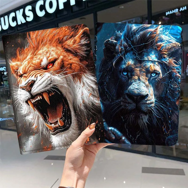 

Cartoon lion pattern Tablet Case For iPad Pro Air Mini 1 2 3 4 5 6 7 7th 8th 9th 10th 11th 10.2 9.7 10.5 10.9 11 2024 2025