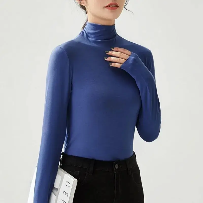 Women's Slim Fit Mo Ne T-irt Autumn Winter Faion Casual Top Quali Material Other 00% Sle Boting