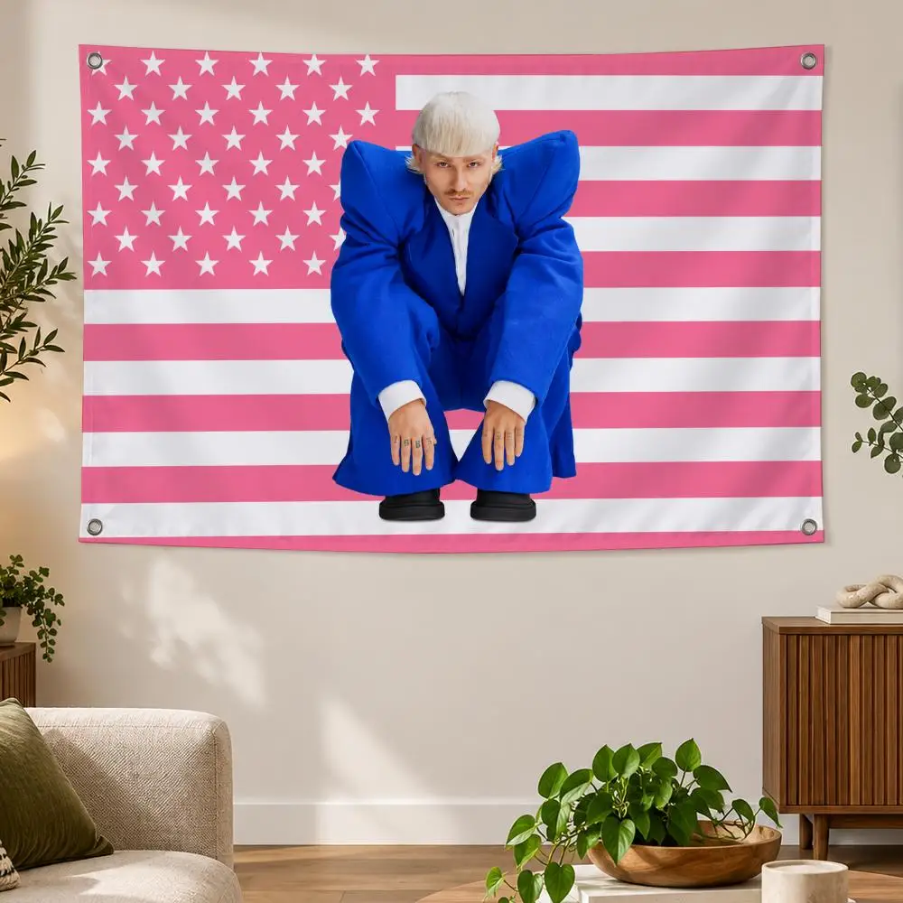 Singer J-Joost Klein Flags Banner Decor for Bedroom,Garden,Party,Club,Indoor Outdoor, Fan Gift