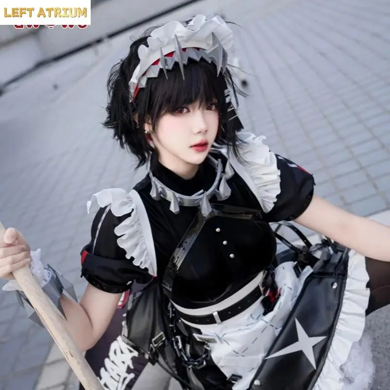 

IN STOCK UWOWO Game Zenless Zone Zero Cosplay /ZZZ Cosplay Ellen Joe Maid Cosplay Costume With Shark Tail Halloween Costume