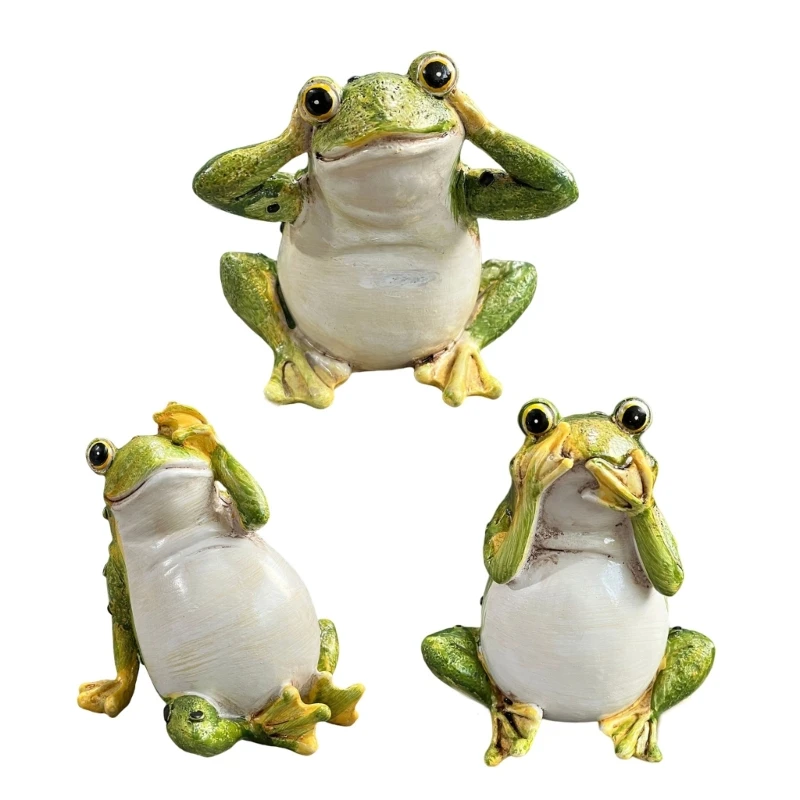 

Frogs Garden Statue Frogs Statue Resin Frogs Figurine for Outdoor Yard Garden Decoration Garden Decoration Gift