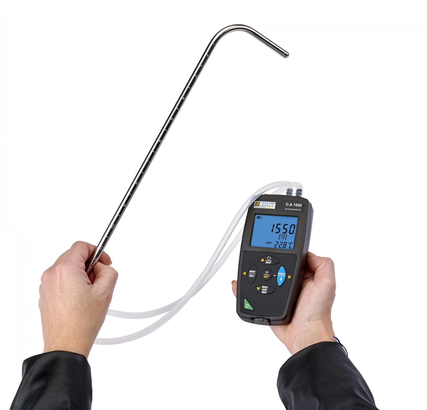 

CHAUVIN ARNOUX - P01654550 1550 - 2450 Pa Micromanometer AIR TOOLS Digital Pressure Gauge