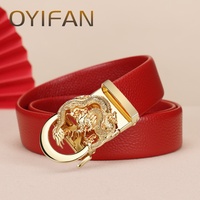 Men's High-Quality Belt 110cm 120cm 130cm Luxury Belt, Men's Automatic Buckle Jeans Men's Belt Suit Belt