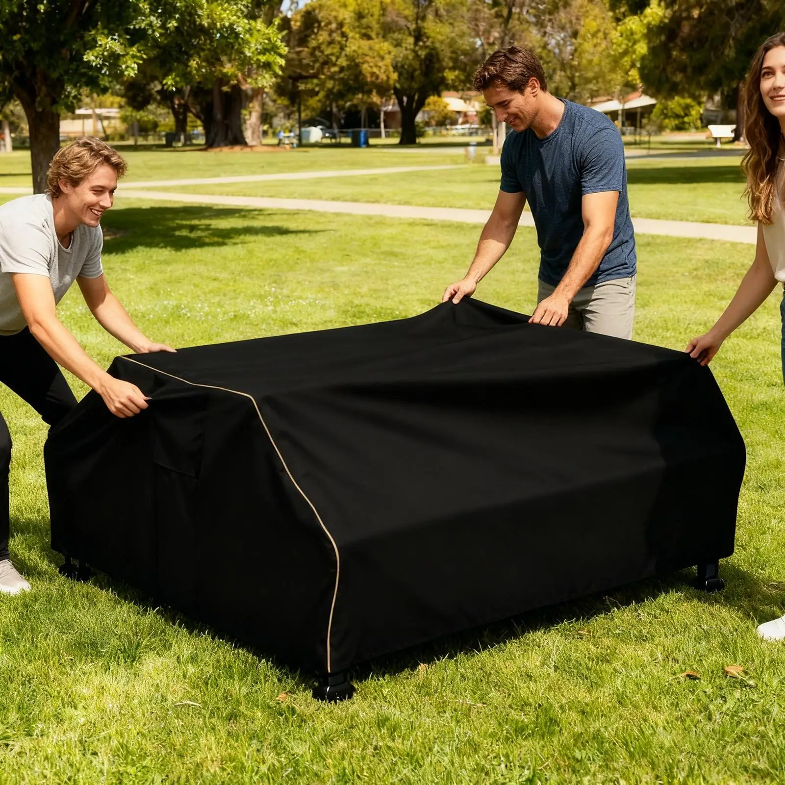 

Outdoor patio garden furniture Waterproof cover sofa table and chair dust cover Seat Cover Furniture Protection Chair Dust Cover