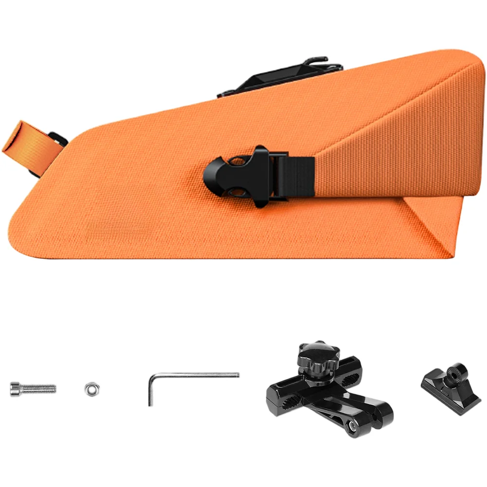

Bicycle Tail Bag Reflective Strips Bag 22*11*11cm Waterproof Saddle Bag Internal Panel Support Secure Locking Mechanism