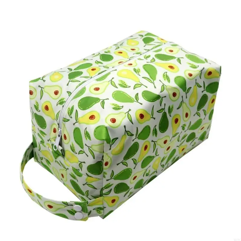 أكياس حفاضات قماشية قابلة لإعادة الاستخدام M89C للرطب والجاف، كبيرة الحجم معلقة مع أزرار لعربة الأطفال #4