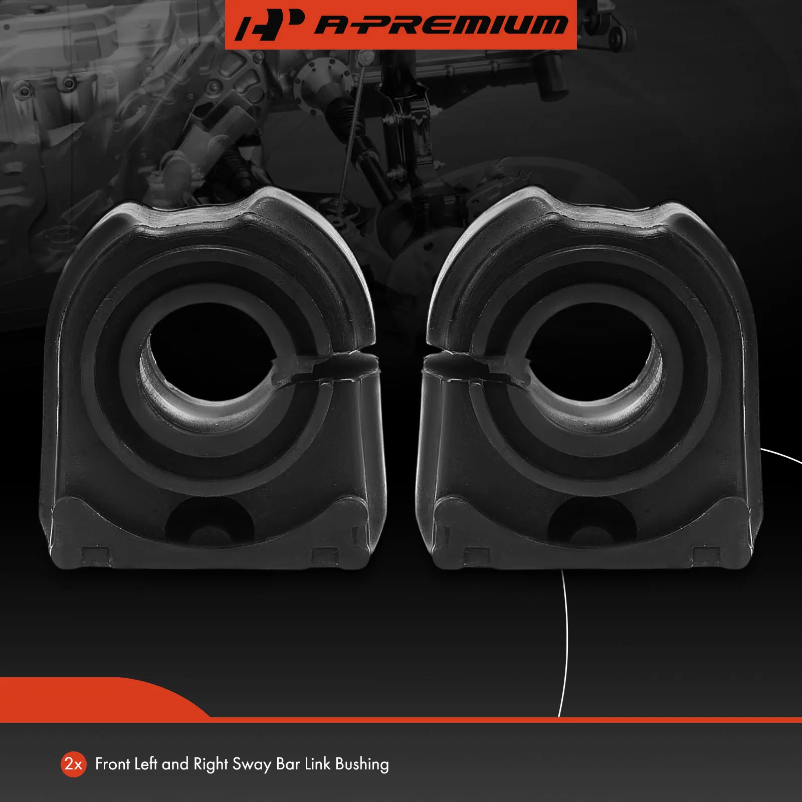 A-Premium 2x Front Sway Bar Bushing for Mercedes-Benz Sprinter 1500 2019-2021 Sprinter 2500 2010-2018 Sprinter 3500 2010-2019