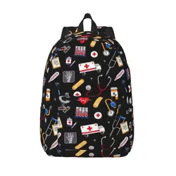 Cute Medical Supplies Backpack for Boy Girl Kids Student School Bookbag Nurse Daypack Kindergarten Primary Bag Hiking