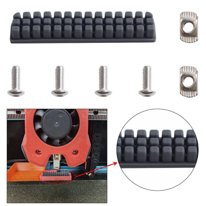 Для Voron 2,4 Насадка Силиконовая Кисть Насадка Кисть Насадка Силиконовая Кисть Принтер Прямая Поставка