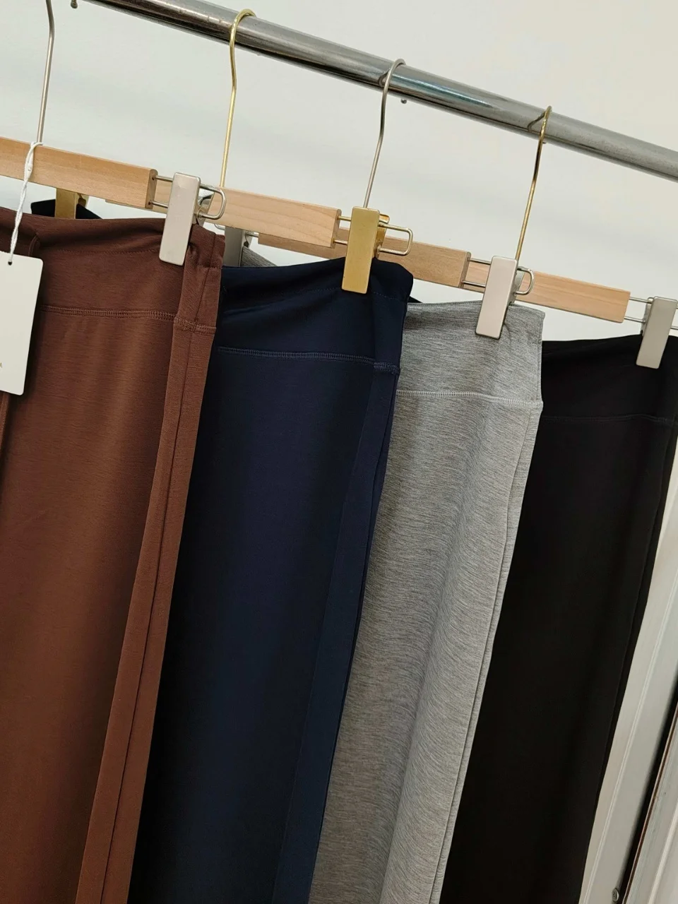 Long Straight Cut Slit Women's Skirt High Waist Drawstring Versatile Slimming Korean Style Summer 2026 WMXZ Brand