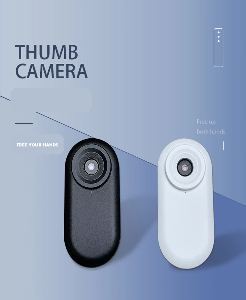 

Toopro-Mini Thumb Camera, Portable Pet, Dash, Body Cam with Battery Case, Loop Recording, Motion Detec, 1080P