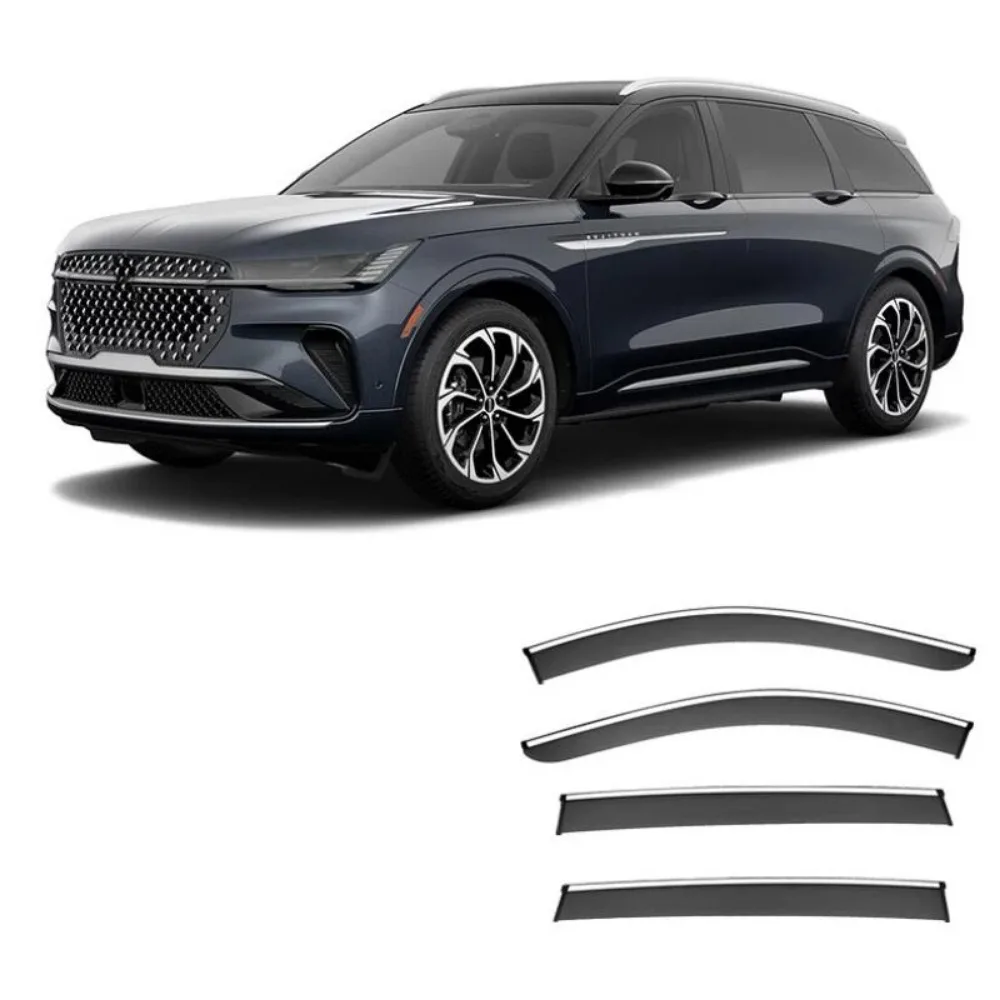 Window Visor Rain Exterior Part Body Kit Accessories For Lincoln MKX 2015 2016 2017 2018 Nautilus 2019 2020 2021 2022 -2025