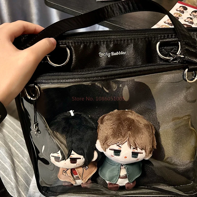 Attack On Titan Doll Mikasa Ackerman Levi Eren JäGer Armin Hanji Anime Cosplay Stuffed Doll Cartoon Figure Pendant Keychain Gift