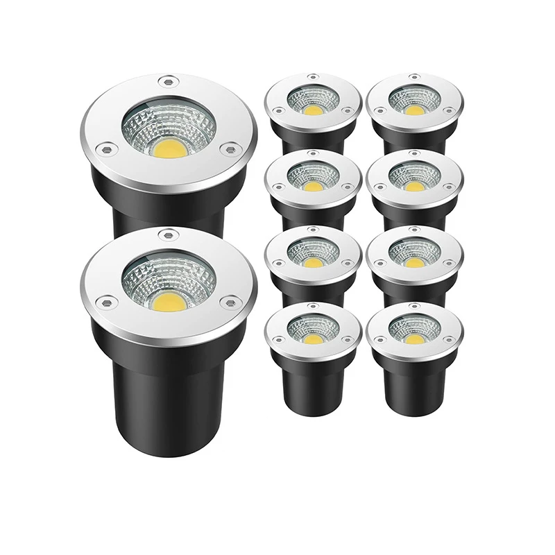 

IP67 Outdoor Buried Garden Path Spot Recessed Inground Lighting Hight Power Waterproof led Light Garden Underground 5W 10W 15W