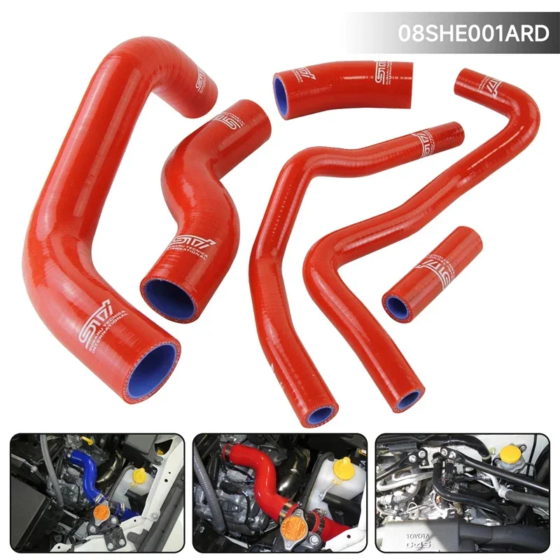 

Blue / Black / Red Silicone Coolant Radiator Hose Kit Fits For 2013 Scion FRS Toyota GT86 Subaru BRZ