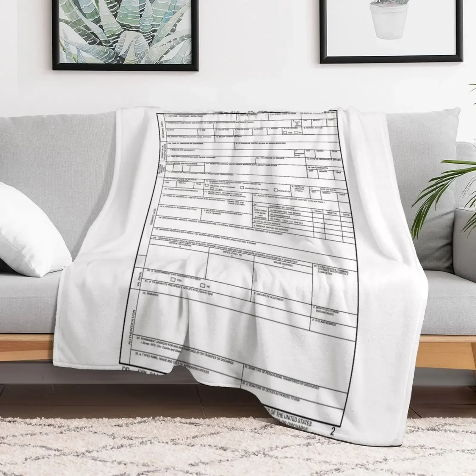 DD 214 Gift Throw Blanket Soft Beds warm for winter Blankets