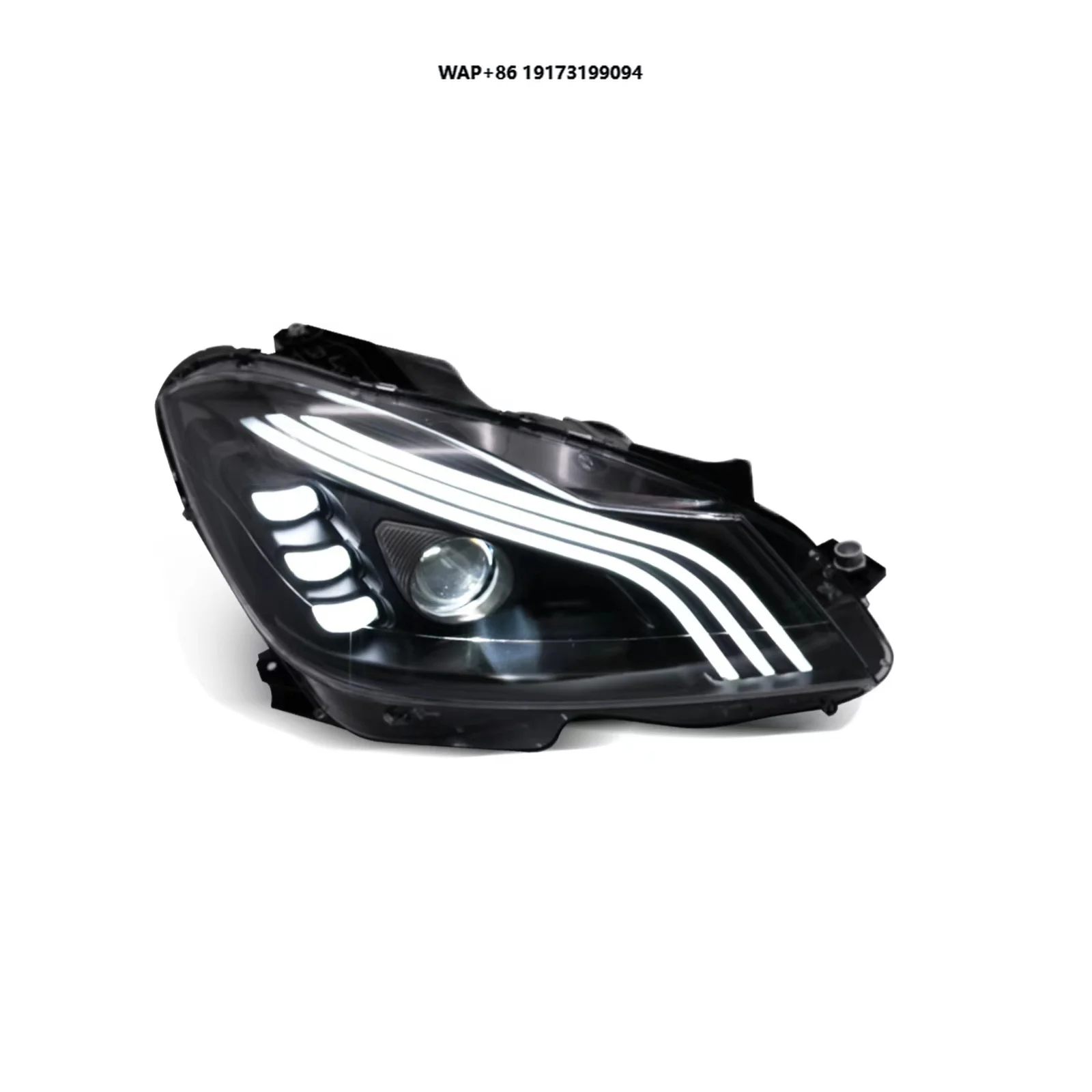 

Modified Upgrade to Full Led Headlight Headlamp Look for W204 2011-2014