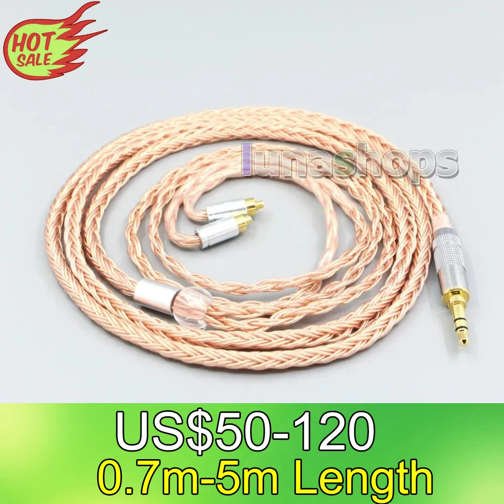 

LN006735 2.5mm 3.5mm XLR Balanced 16 Core 99% 7N OCC Earphone Cable For Dunu dn-2002