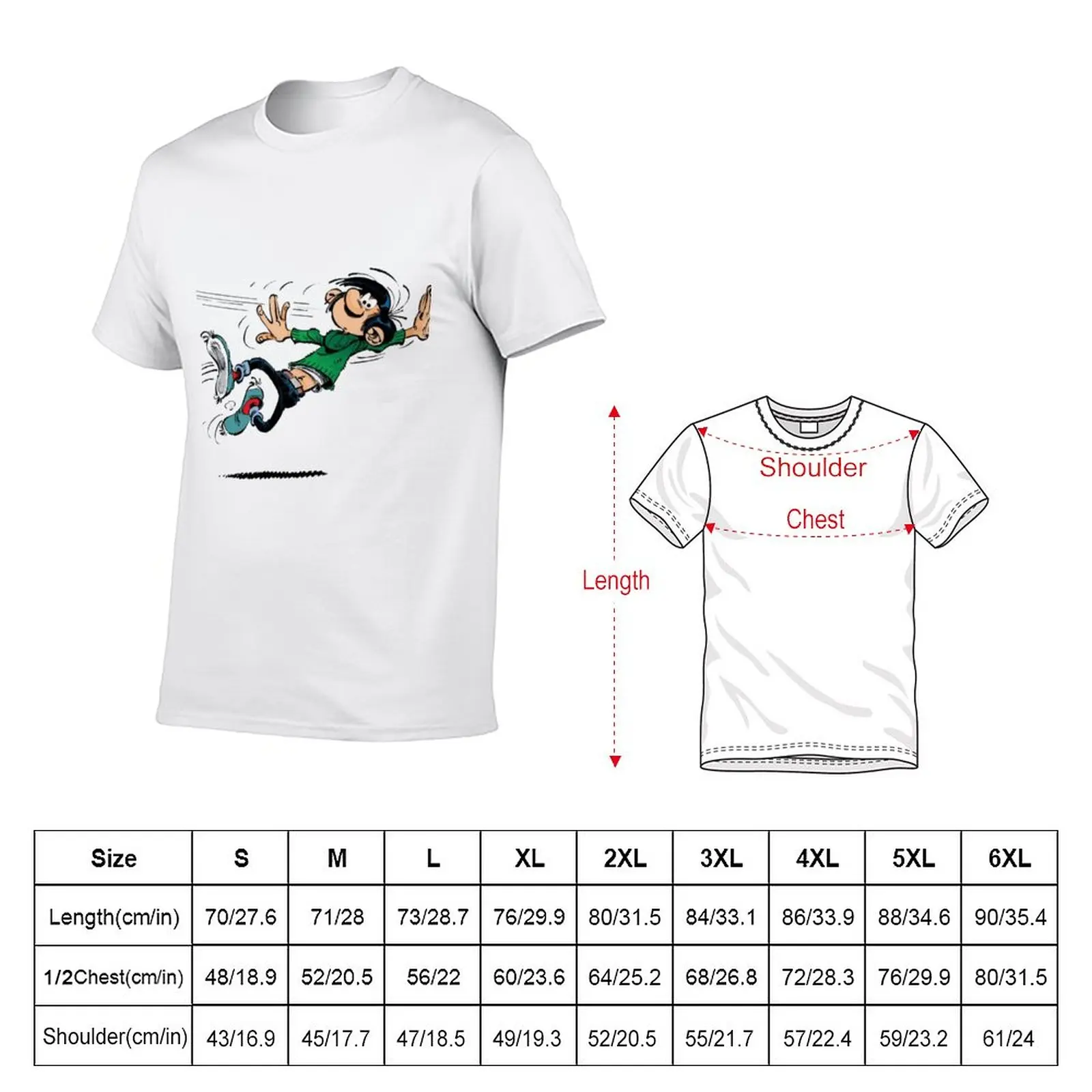 New Gaston lagaffe T-Shirt sublime t shirt quick drying shirt Blouse mens t shirts casual stylish