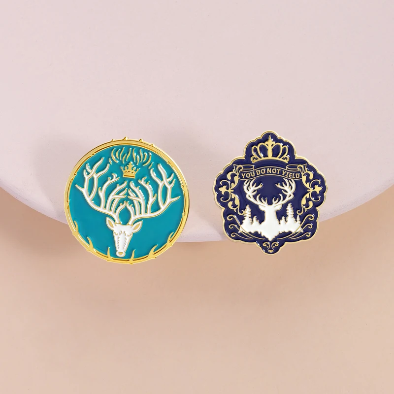 Throne of Glass Fantasy Novel Enamel Pins You Do Not Yield Bookish Feminist Brooch Lapel Badge Fashion Jewelry Gifts for Friends