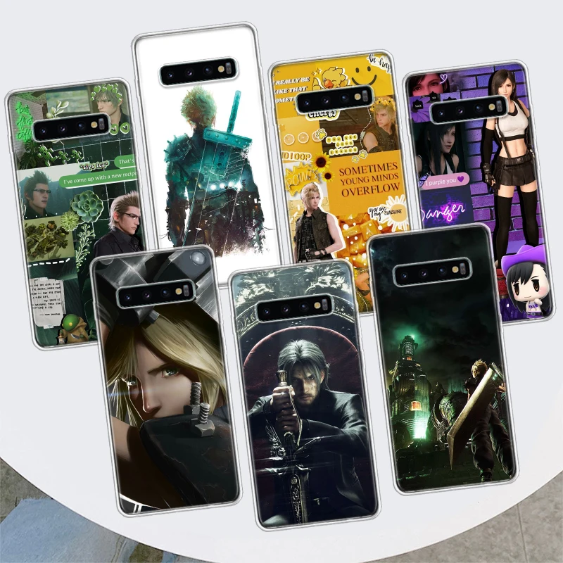 Final Fantasy Game Phone Case For Samsung Galaxy M21 M12 M31S M32 M51 M52 Note 20 Ulte 10 Plus 9 8 J4 J6 + J8 M11 F52 F62