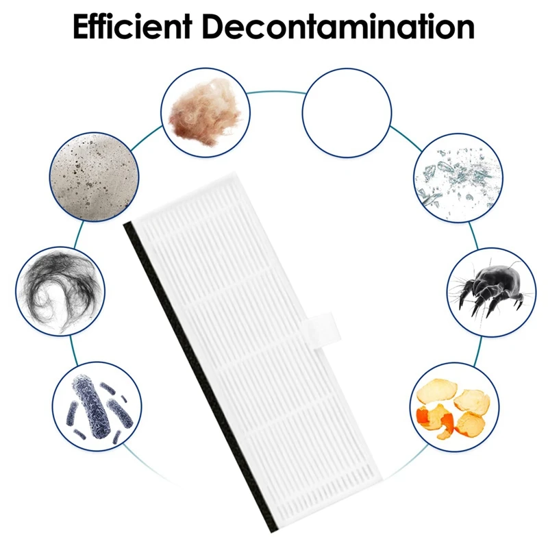 Hepa Filter weiß Kunststoff Staubsauger Zubehör für vactidy flink t7 t8 Roboter vakuum wasch bar Staub filter