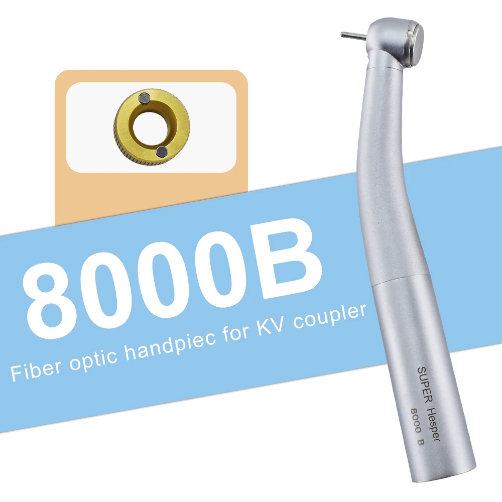 KAVO Tipo 8000B Manipolo dentale ad alta velocità Fibra ottica Led Grande resistenza Compatibile per accoppiamento KAVO Strumenti chirurgici per dentisti
