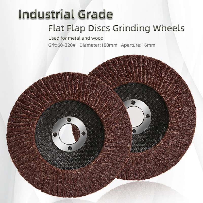 

100mm 60-320# Grit Sandcloth Grinding Wheels Flap Discs Sanding Disc Grinding Wheels Blades For Angle Grinder Wood Abrasive Tool