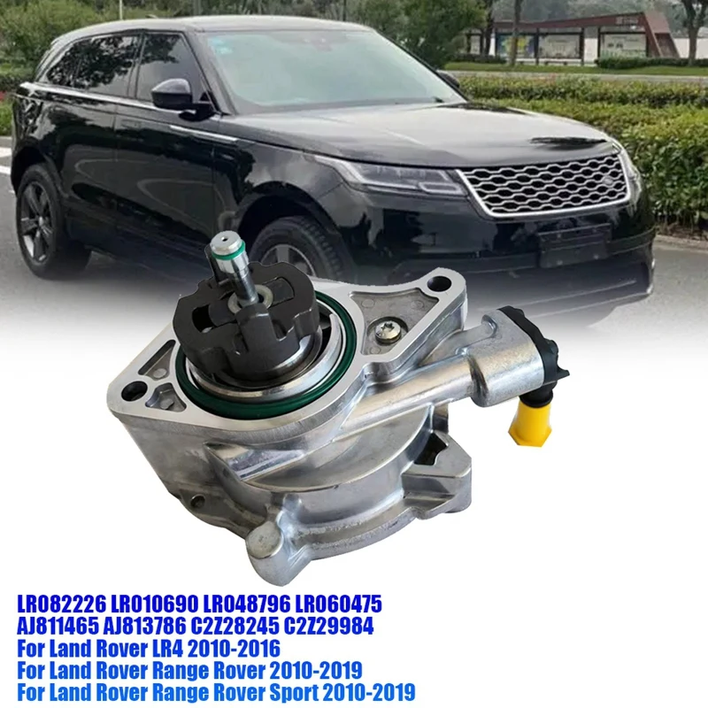 

LR082226 Brake Vacuum Pump Braking System For Land Rover Range Rover LR4 Range Rover Sport 2010-2019 LR060475 LR048796