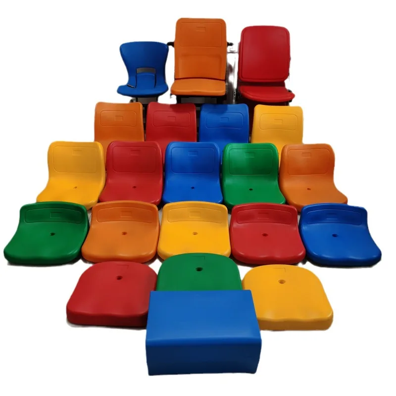 

Stadium Indoor and Outdoor Grandstand Seats Plastic Hollow Blow Molded Grandstand Seats Low Medium High Backrest Football