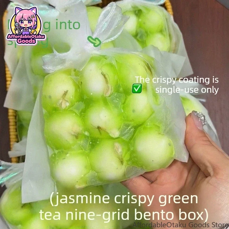 green-grape-jasmine-clear-squishy-toy-9-grid-handmade-stress-ball-slow-rising-squeeze-venting-game-anti-anxiety-fidget-toys-gift