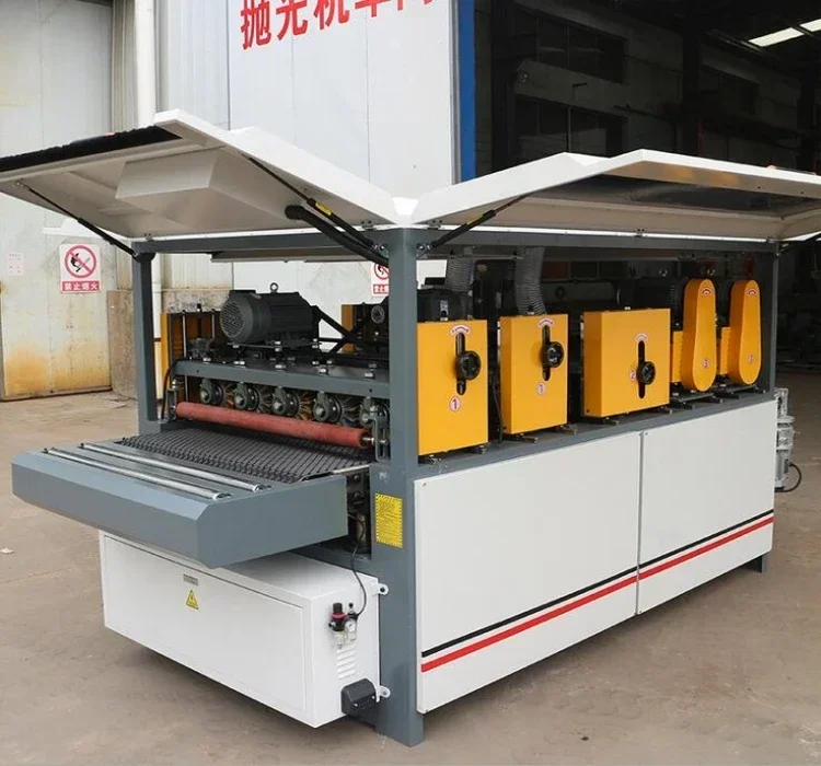 China Made Automatic Wood Polishing Machine for Wooden Door Process