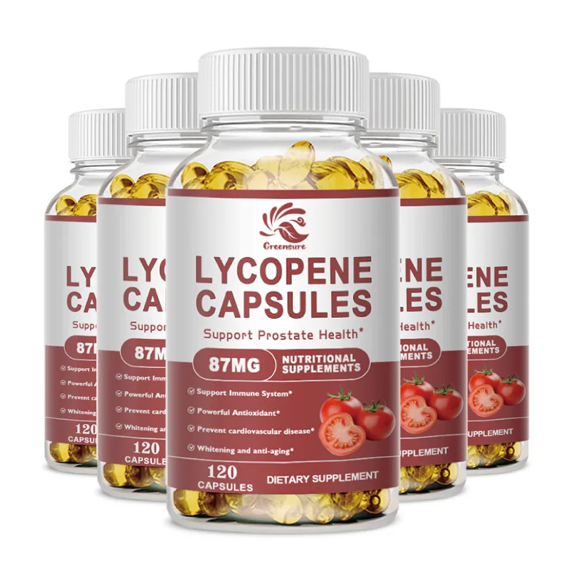 Lycopene Capsule With Tomato Extract Promote Prostate And Heart Support Immune Balance Lycopene Supplement