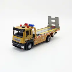 Diecast Toy Model 1:50 Scale Road  Engineering Transport Car Sound & Light  Educational Collection Pull Back Gift For Kid