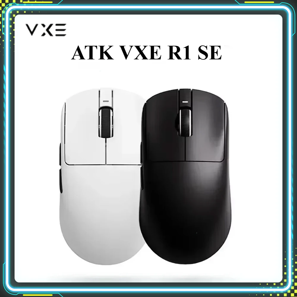 

Игровая мышь ATK Vxe Dragonfly R1 SE, легкая, с длительным сроком службы батареи, беспроводная Bluetooth-мышь на заказ, аксессуары для ПК, киберспорта, подарки
