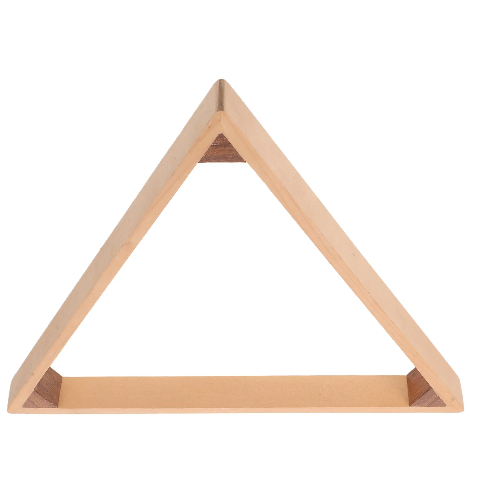 Wood Pool Ball Rack Triangle Solid Wood Billiards Triangle Rack Heavy Duty Stable Base Pool Table Accessories Home