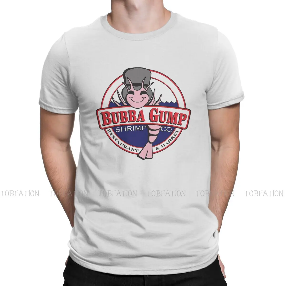 

Bubba Gump Shrimp Co Casual TShirt Forrest Gump Tom Hanks Style Streetwear Casual T Shirt Male Tee Unique Gift Idea