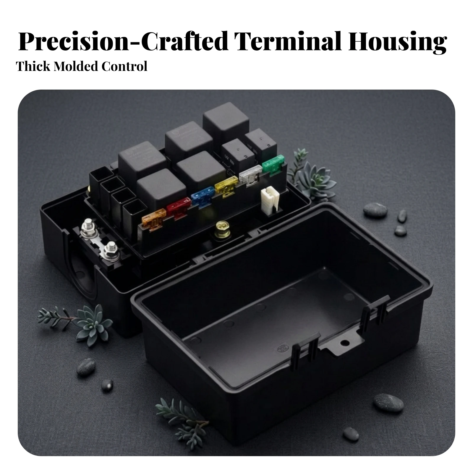 Fuse and Relay Box Modular Fuse Relay Box Easy Installation Heavy Duty for Car Enthusiasts, Upgrade Projects
