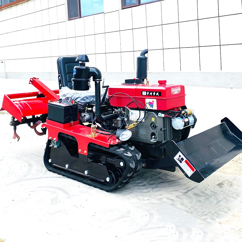 

Многофункциональный гусеничный трактор-культиватор 35 л.с. для обработки земли, мини-сельскохозяйственная машина