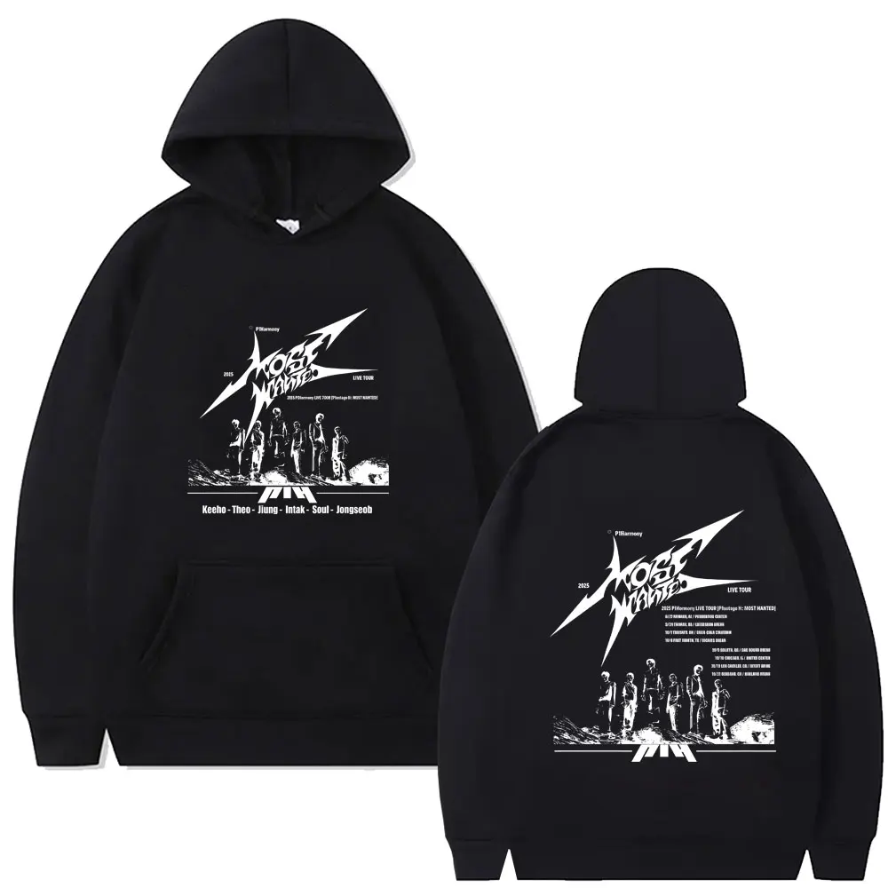 

P1Harmony Live Tour 2025 Hoodie Men Women Korean Kpop Streetwear Male Casual Oversized Hoodies Unisex Fleece Cotton Sweatshirt