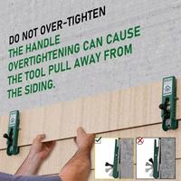 2Pcs Gecko Gauge Siding Mounting Kit Adjustable for Wall Mounting 5/16-Inch Fiber Cement Siding Installation Lap Siding Gauge